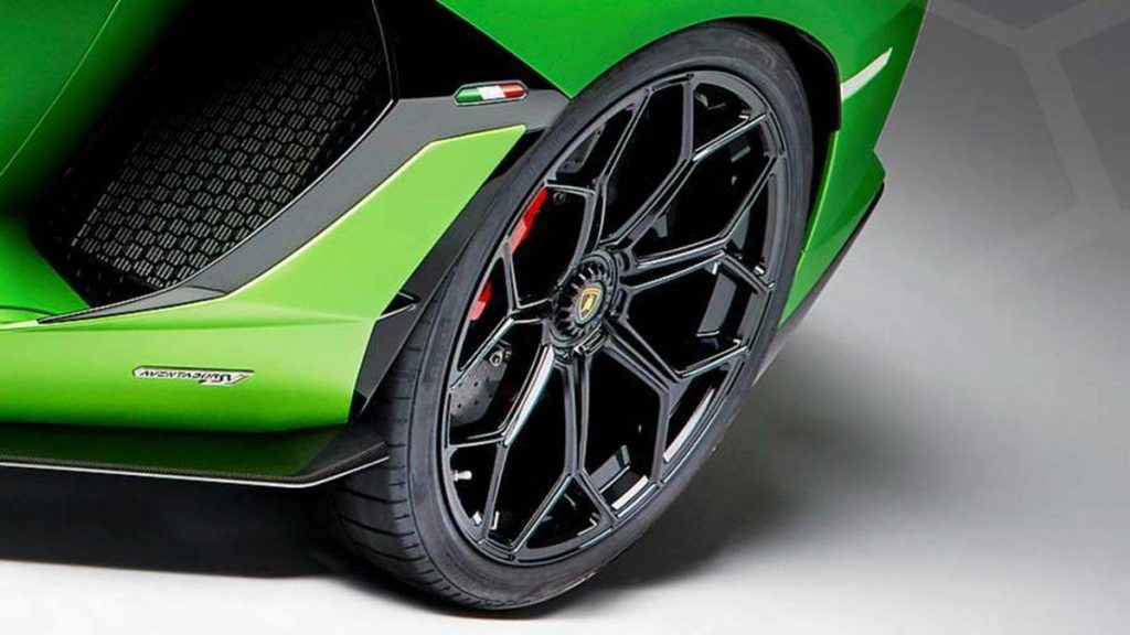 LAMBORGHINI AVENTADOR LEIRION WHEELS TYRES ALLOY SET 20 21 - BLACK