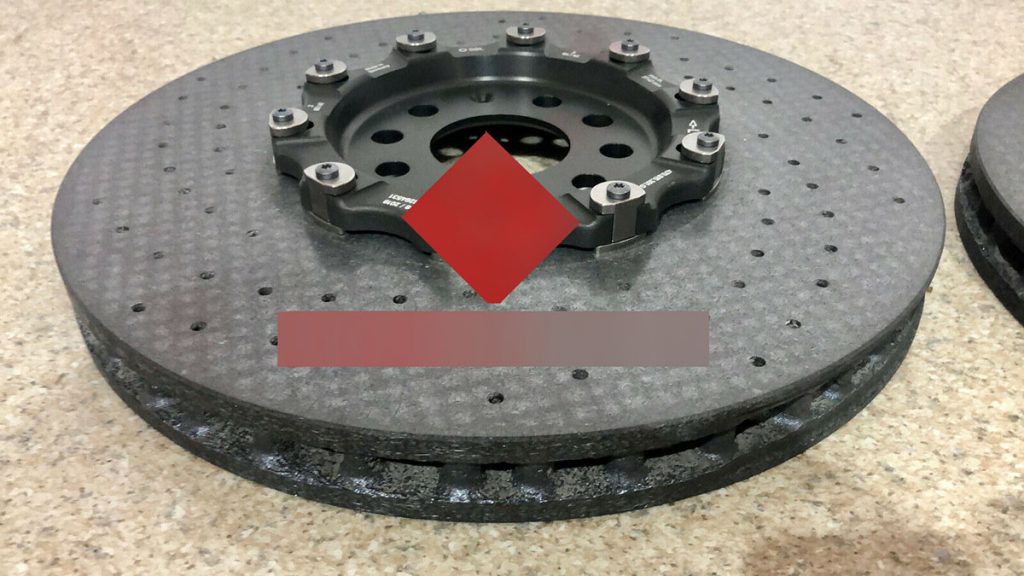 LAMBORGHINI AVENTADOR VORNE BRAKE DISCS Bremsscheiben FRONT (4)