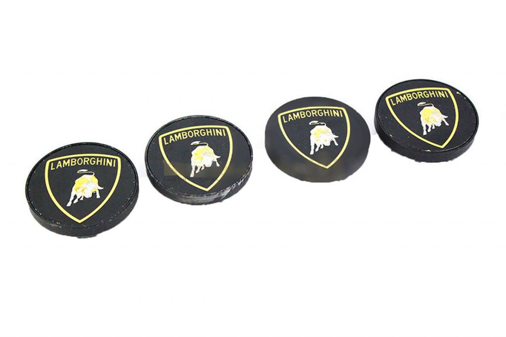 Lamborghini-Wheel-Centre-Caps-X-4-Complete-Set-(Used)