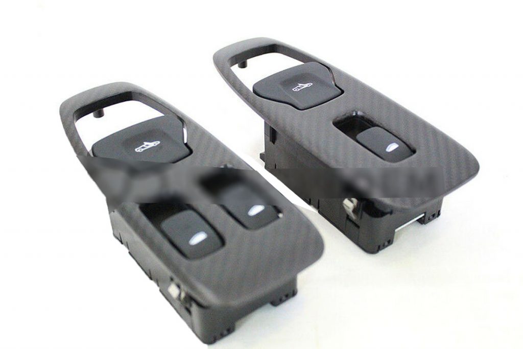 MCLAREN 540C 570S MATTE CARBON DOOR SWITCHES (PAIR)1