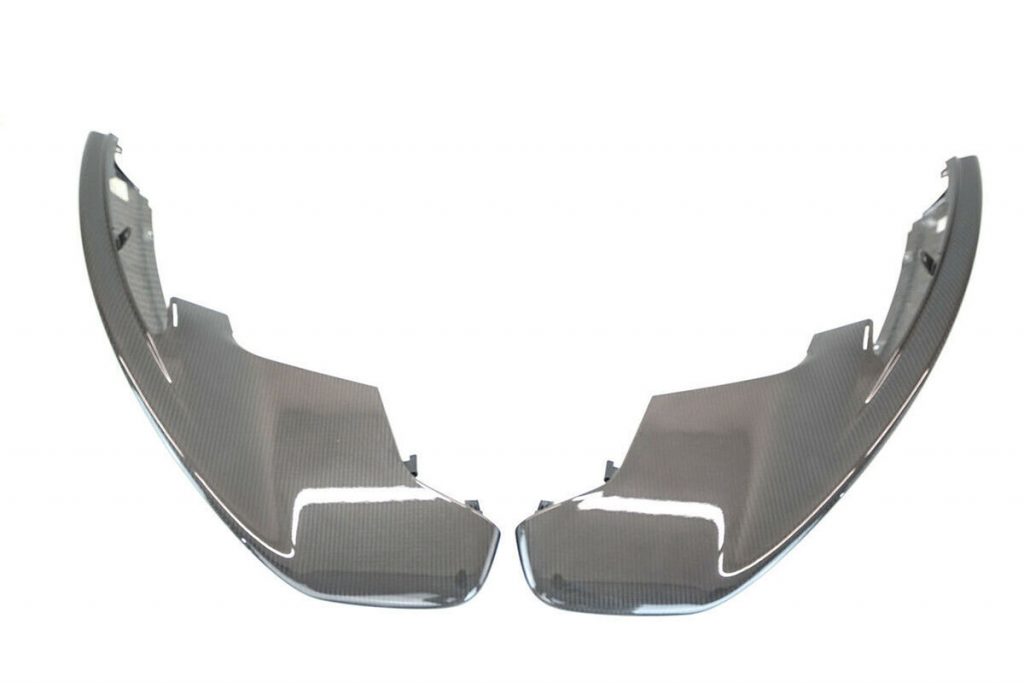 MCLAREN 570S VISABLE CARBON FIBRE FRONT BUMPER SIDE SPLITTERS (1)