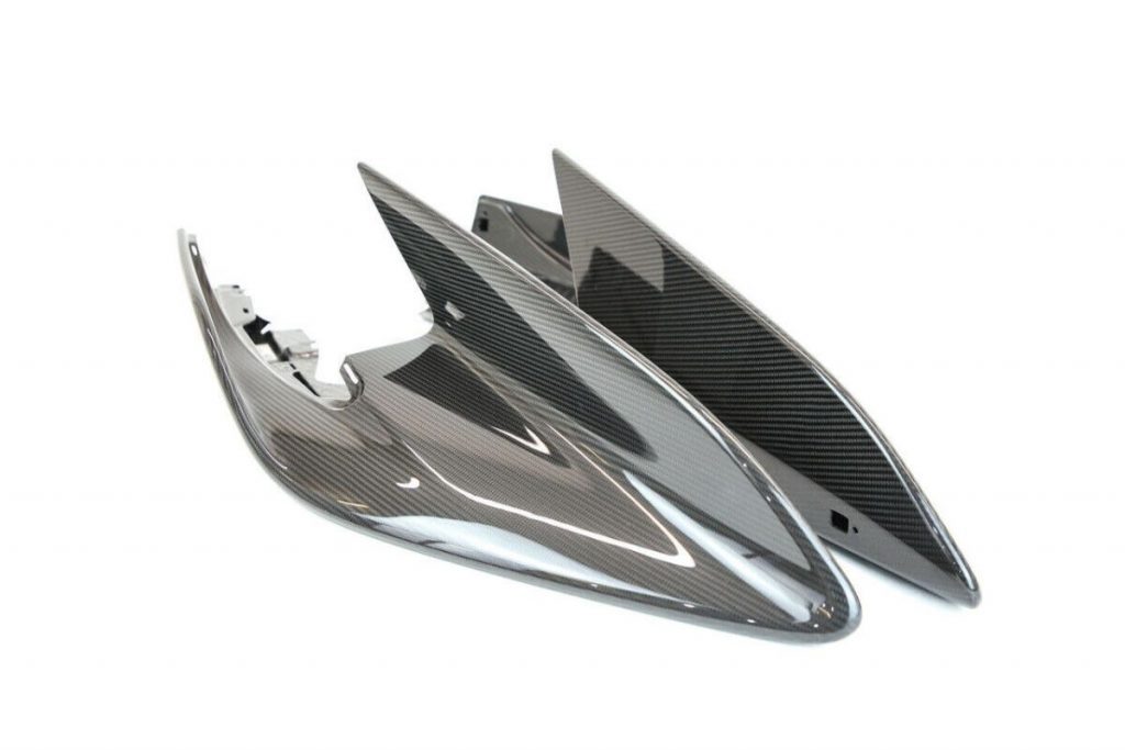 MCLAREN 600LT CARBON FIBER FRONT BUMPER SIDE SPLITTERS (PAIR) (4)