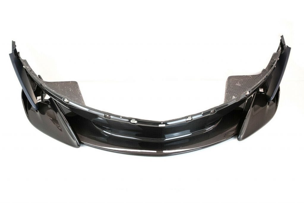 MCLAREN 600LT FRONT CARBON FIBER BUMPER SPLITTER ASSEMBLY (12)