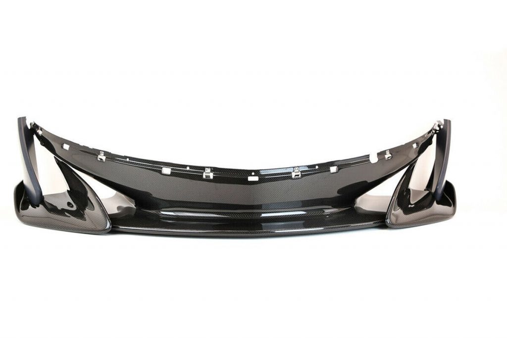 MCLAREN 600LT FRONT CARBON FIBER BUMPER SPLITTER ASSEMBLY (2)