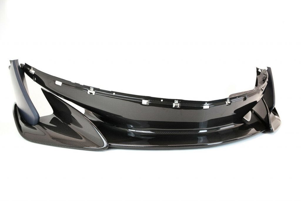 MCLAREN 600LT FRONT CARBON FIBER BUMPER SPLITTER ASSEMBLY (4)