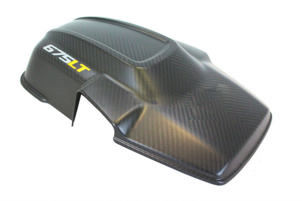 MCLAREN 675LT MATTE CARBON FIBRE ENGINE COVER - FITS ALL MP4650S (7)