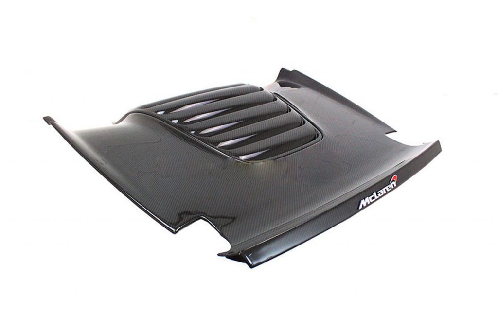 MCLAREN MP4 650S MSO CARBON FIBRE REAR UPPER ENGINE DECK COVER - COUPE