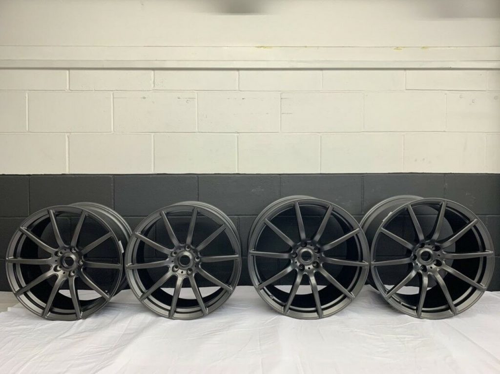 MCLAREN SUPER LITE 10 SPOKE ALLOY WHEELS FOR MP4 650S - STEALTH GREY - GENUINE