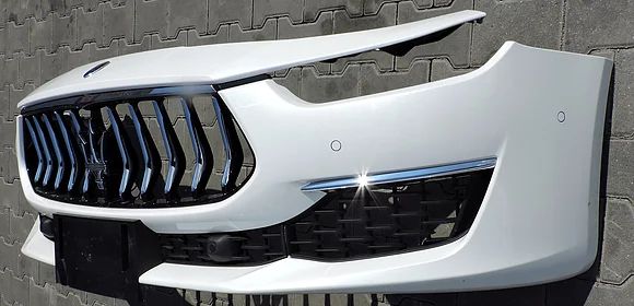 Maserati Ghibli 2019 front bumper complete, OEM brand new (1)