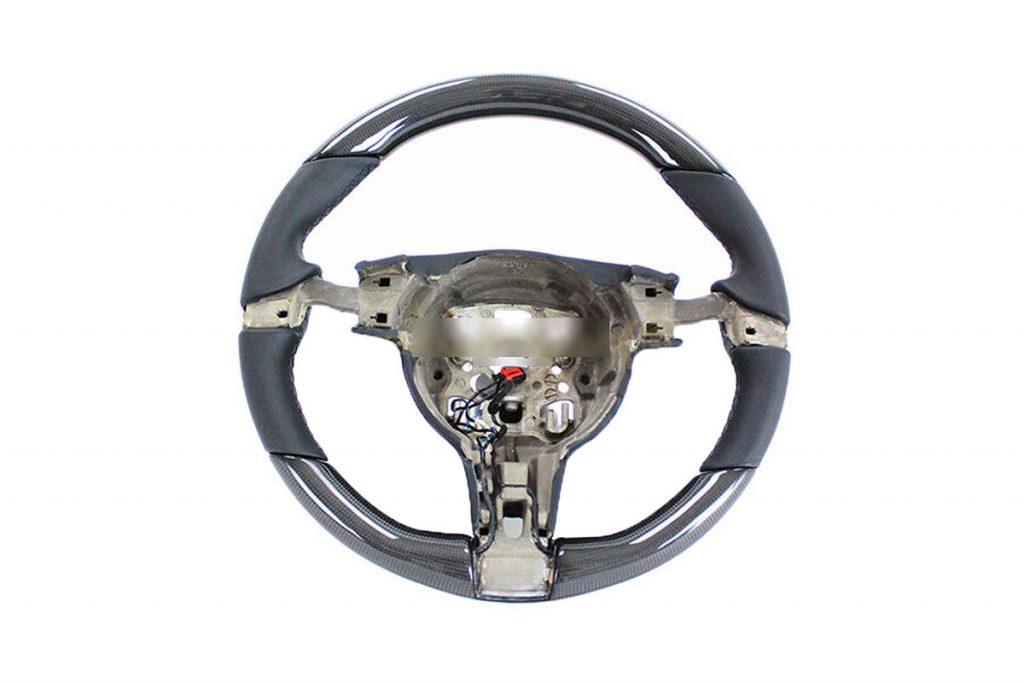 Porsche 991 Carbon Leather Steering Wheel without Air Bag (Pre Facelift)