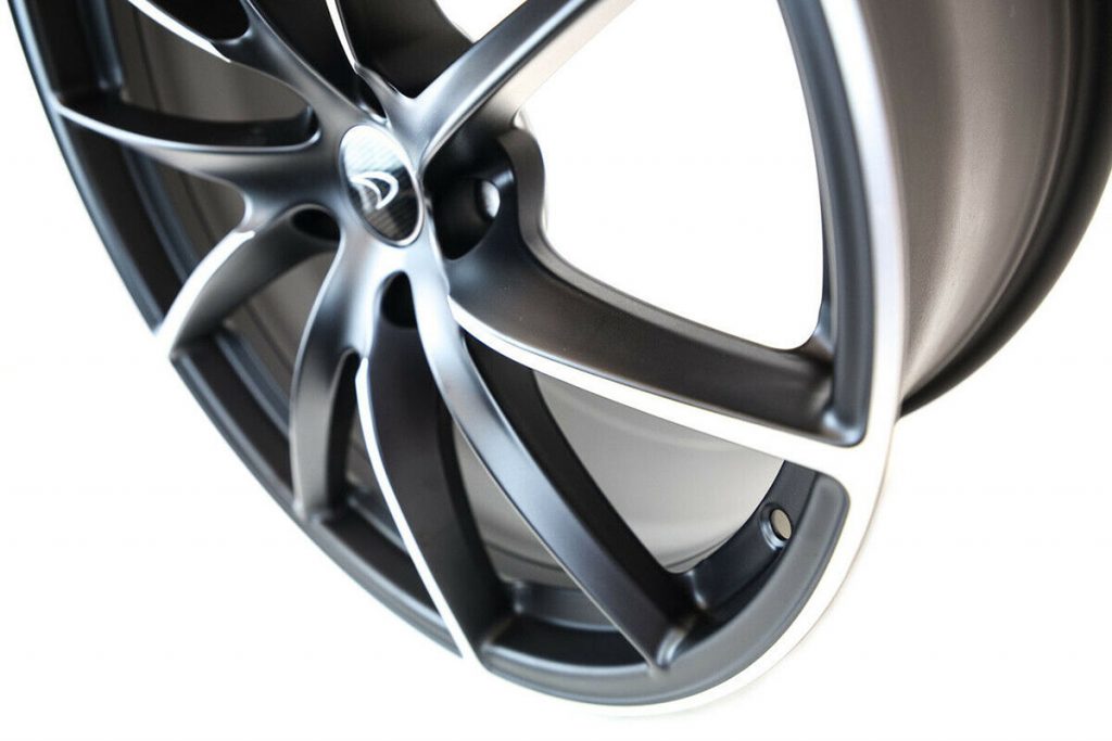 TURBINE ALLOY WHEELS - BLACK MACHINE FINISH (10)