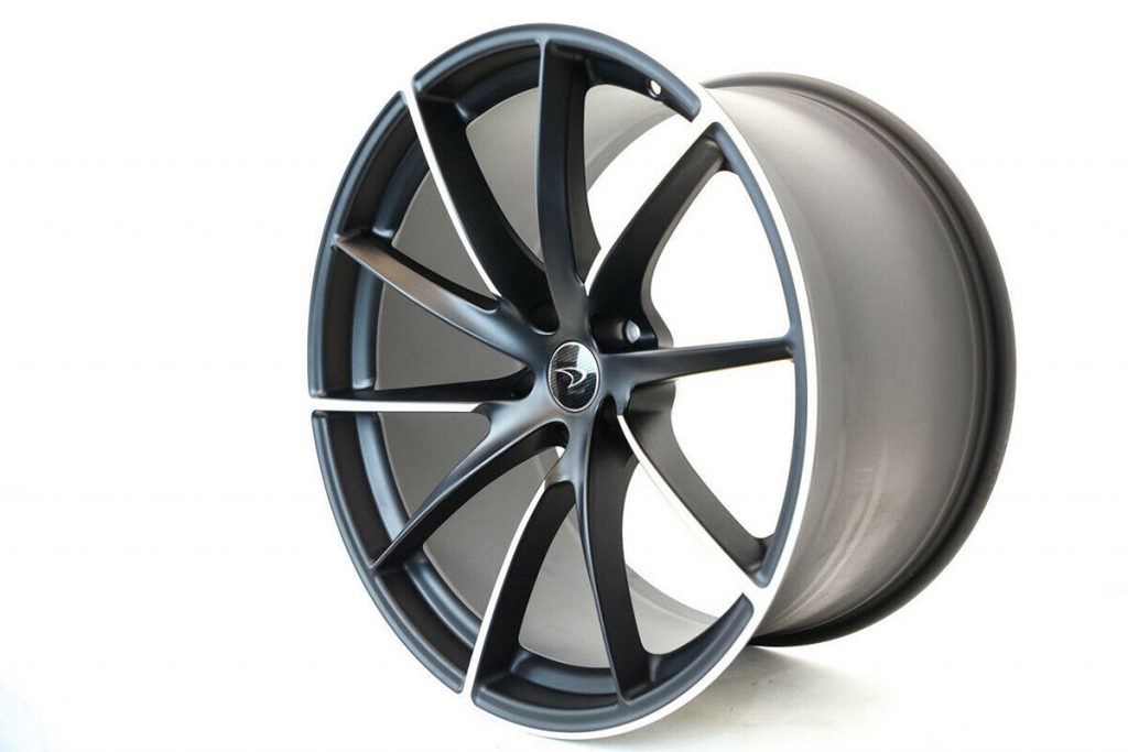 TURBINE ALLOY WHEELS - BLACK MACHINE FINISH (2)