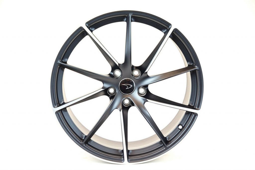 TURBINE ALLOY WHEELS - BLACK MACHINE FINISH (6)