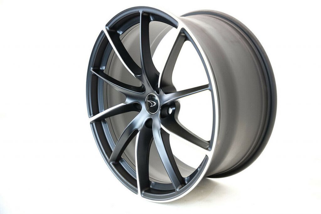 TURBINE ALLOY WHEELS - BLACK MACHINE FINISH (8)