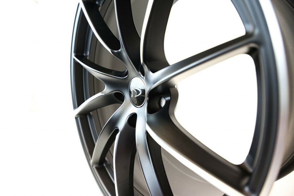 TURBINE ALLOY WHEELS - BLACK MACHINE FINISH (9)