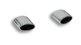 Supersprint  Oval endpipe kit Right + Left 145 x 95.  VW GOLF V 2.0 TDI (170 Hp) '06  '08