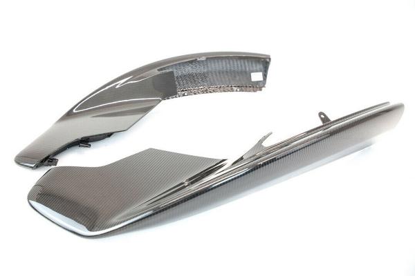 MCLAREN 570S VISABLE CARBON FIBER FRONT BUMPER SIDE SPLITTERS