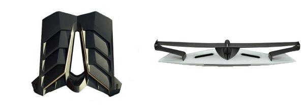 LAMBORGHINI AVENTADOR SVJ LP760-4 REAR SPOILER KIT - FIT LP700-4