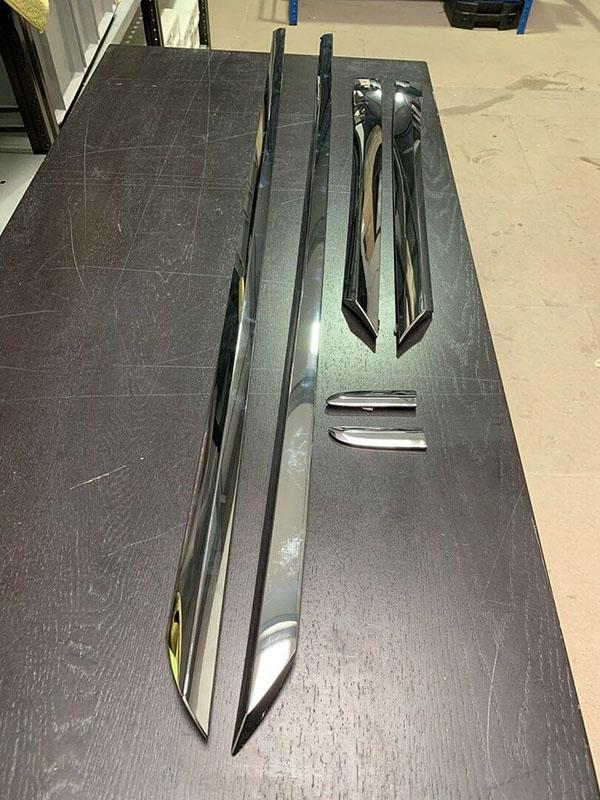 Bentley GT Chrome Exterior Moulding Trim Kit - Set