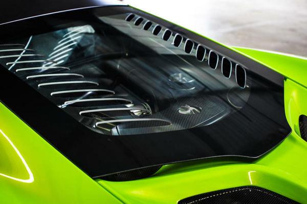 MCLAREN MSO 675LT PERSPEX REAR ENGINE COVER (SUPER LIGHT)