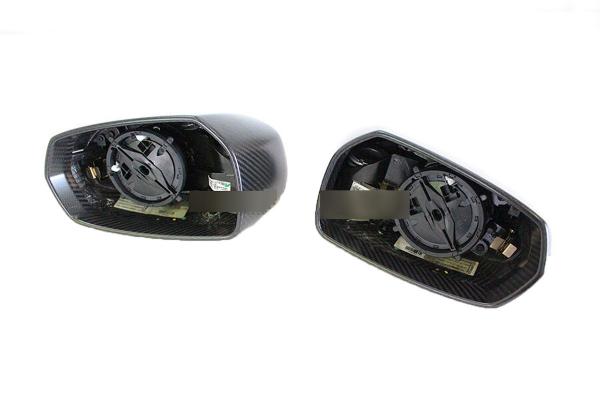 Genuine Audi R8 GT Matte Carbon Wing Mirrors Inc Internals (Pair)