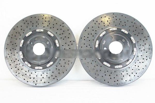 USED MCLAREN FRONT 380MM CERAMIC DISC PAIR FITS MP4650S675LT