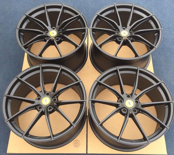 GENUINE FERRARI F12 TDF 812 SUPER FAST SATIN 20 10 SPOKE LIGHT WEIGHT WHEELS